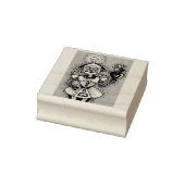 明るいアイディアの女の子ロボットSCI FIゴムスタンプ ラバースタンプ (スタンプ)