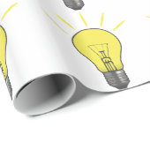 明るいアイディアの電球 ラッピングペーパー (ロールコーナー)