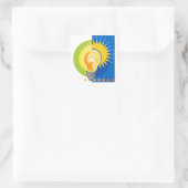 明るいアイディア電球 スクエアシール (バッグ)