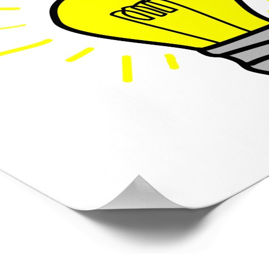 明るいアイディア ポスター (角)