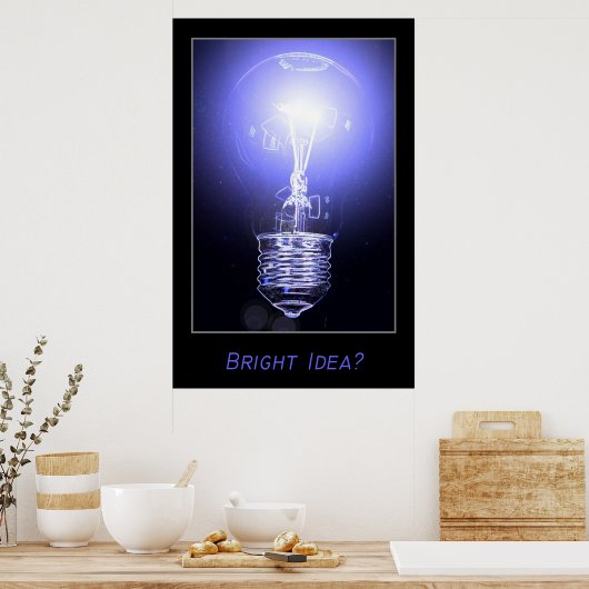 明るいアイディア? ポスター (キッチン)