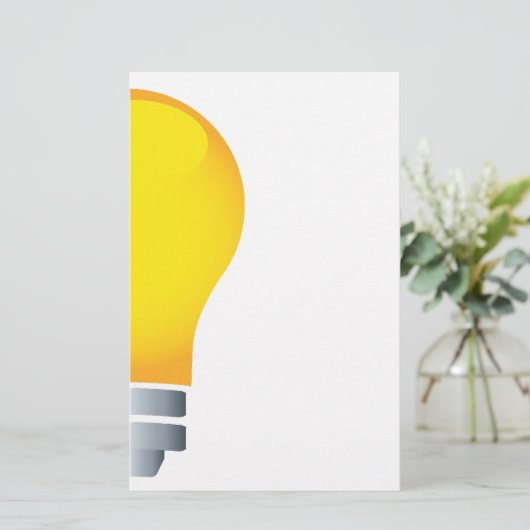 明るいアイディア 便箋 (スタンド正面)