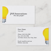 明るいアイディア 名刺 (正面/裏面)