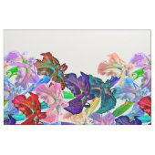 明るいアイリス(大)パネル ファブリック (ファットクウォーター)