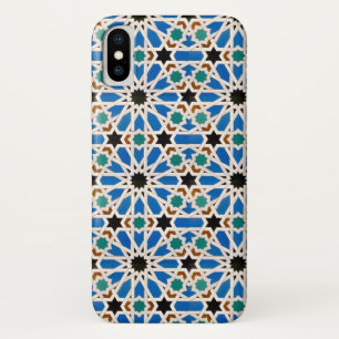 明るいアラベスクのパターン(の模様が)あるな電話箱 iPhone X ケース