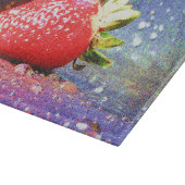 「明るいイチゴ」かわいい写真。買今 カッティングボード (角)