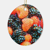 「明るいイチゴ」かわいい写真。買今 セラミックオーナメント (左)