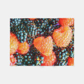 「明るいイチゴ」かわいい写真。買今 フリースブランケット (正面(横))