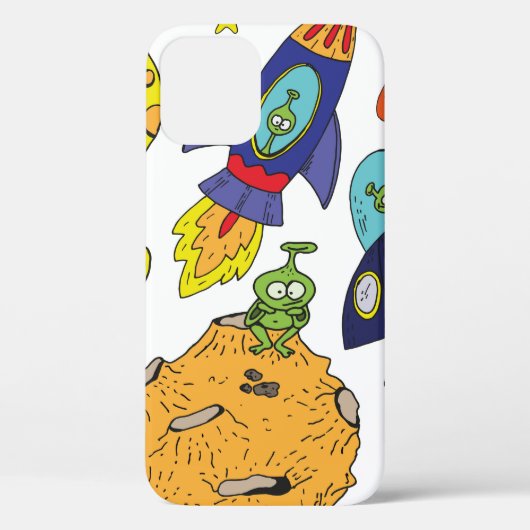 明るいイラストレーションに関する宇宙の集まり Case-Mate iPhoneケース (裏面)