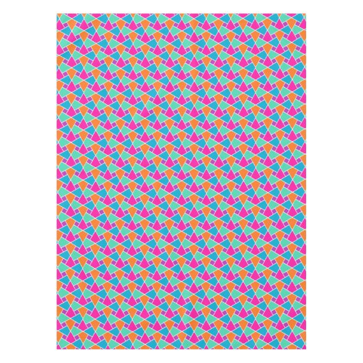 明るいイラ伝統的スムパターンのテーブルクロス テーブルクロス (正面)