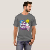 明るいイルカと陽光の中で死んでいる Tシャツ (正面フル)