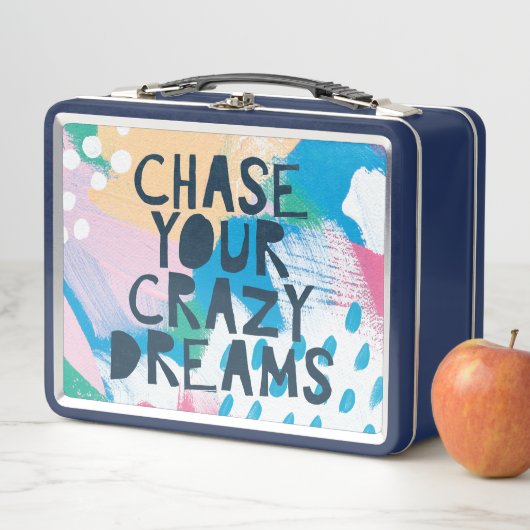 明るいインスピレーションI |の追跡あなたの熱狂するな夢 メタルランチボックス (インサイチュ)