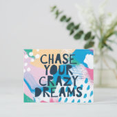 明るいインスピレーションI |夢を追熱狂するう ポストカード (スタンド正面)