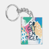 明るいインスピレーションII |は得ますそれらにトラを行きます キーホルダー (正面左)