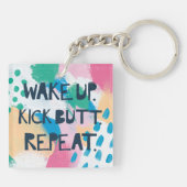 明るいインスピレーションIV |は蹴りのお尻の繰り返しを目覚めます キーホルダー (裏面)