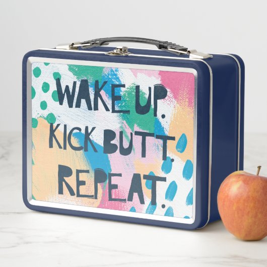 明るいインスピレーションIV |は蹴りのお尻の繰り返しを目覚めます メタルランチボックス (インサイチュ)