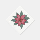明るいエレガント花紙ナプキンス スタンダードカクテルナプキン (角)