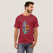明るいオウム Tシャツ (正面フル)