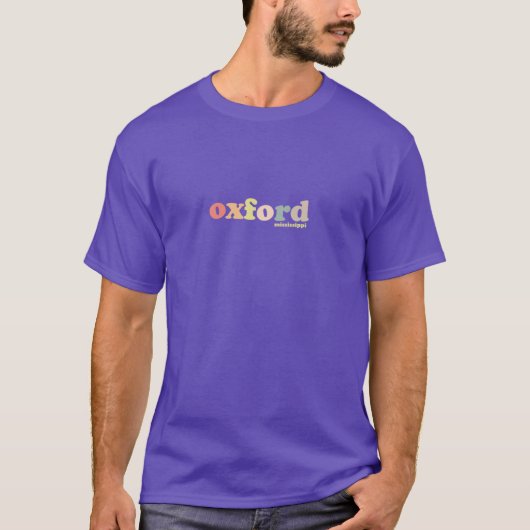 明るいオックスフォード・ミシシッピ Tシャツ (正面)