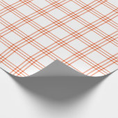 明るいオレモダンンジのプライド|大きいパターン| ラッピングペーパー (角)