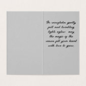 明るいオレンジと白い2匹の猫のChestmasカード (内部フラット)