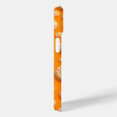 明るいオレンジスパイラルiPhoneケース 女性向け Case-Mate iPhoneケース (裏面 / 右)