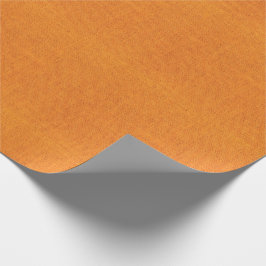 明るいオレンジバーラップの質 ラッピングペーパー