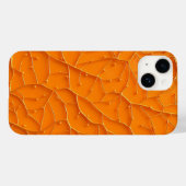 明るいオレンジパターンボールドiPhoneケース Case-Mate iPhoneケース (裏面 (横))