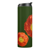明るいオレンジ色のケシの花 タンブラー (回転左)