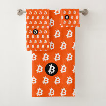明るいオレンジ色のビットコイン