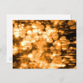 明るいオレンジ色の明るいかわいらしフローラ作成 ポストカード (正面/裏面)