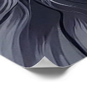 明るいオレンジ色の目をしたペルシャ猫 ポスター (角)