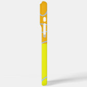 明るいオレンジ色の黄色い緑の幾何学的ループ Case-Mate iPhoneケース (裏面 / 左)