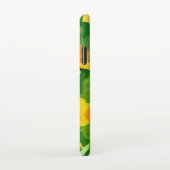 明るいオレンジ色の黄色の緑カラフル iPhoneケース (右側)