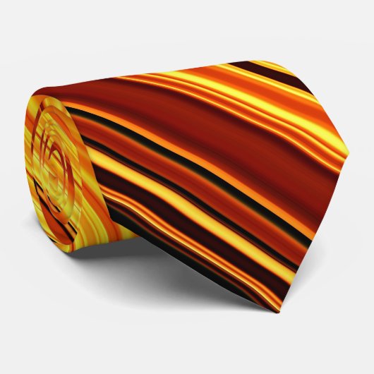 明るいオレンジ ネクタイ (ロール)