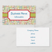 明るいカスタマイズ名刺 名刺 (正面/裏面)