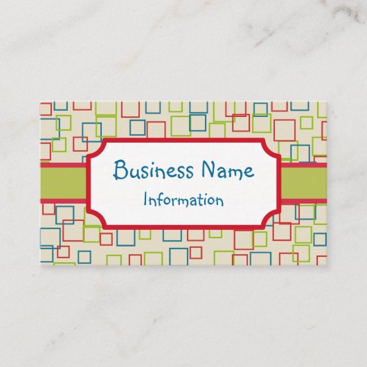 明るいカスタマイズ名刺 名刺 (正面)