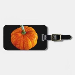 明るいカボチャ荷物のラベル ラゲッジタグ
