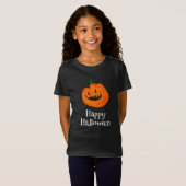 明るいカボチャ:ハロウィーンTシャツ Tシャツ (正面フル)