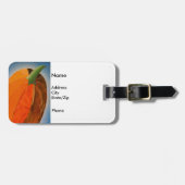 明るいカボチャ ラゲッジタグ (正面横)