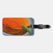 明るいカボチャ ラゲッジタグ (裏面横)