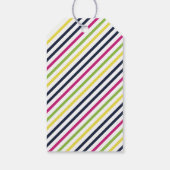 明るいカラフルとクリスマスライトホリデイ ギフトタグ (裏面)