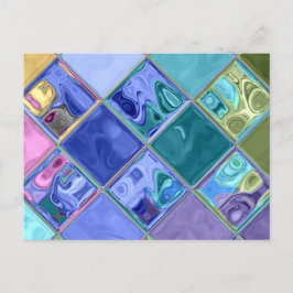 明るいカラフルとユニークカスタマイズ可能 ポストカード