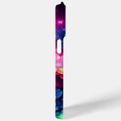 明るいカラフルのネオンの花/蝶 Case-Mate iPhoneケース (裏面 / 右)