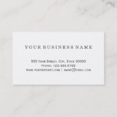 明るいカラフルの抽象芸術ブラシストローク虹 名刺 (裏面)