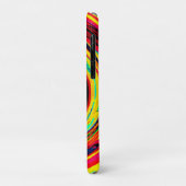 明るいカラフルらせん模様 Case-Mate iPhoneケース (裏面/左)