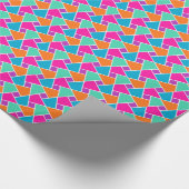 明るいカラフルイスラーム模様、ラッピング紙 ラッピングペーパー (角)