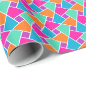 明るいカラフルイスラーム模様、ラッピング紙 ラッピングペーパー (ロールコーナー)