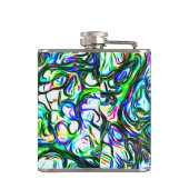 明るいカラフルカッコいいファンキー フラスク (裏面)