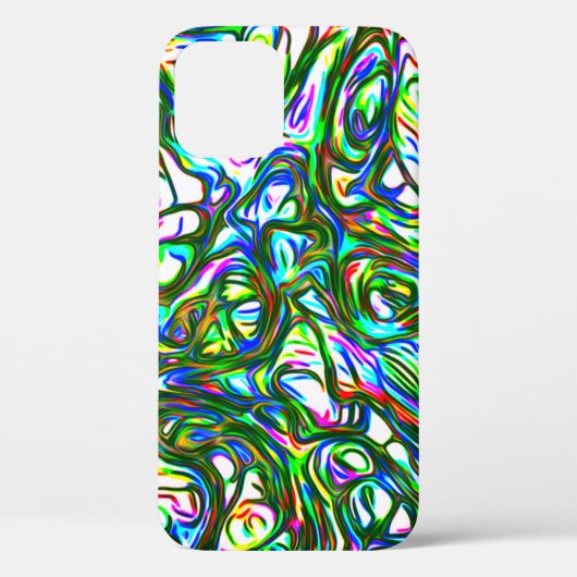 明るいカラフルカッコいいファンキー Case-Mate iPhoneケース (裏面)